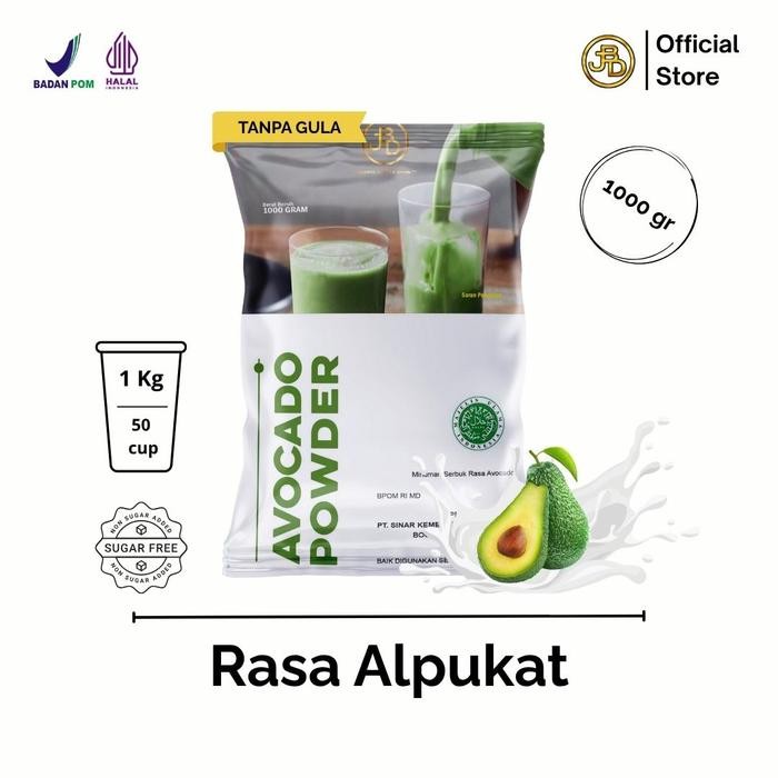 

[New Arrival] Bubuk minuman Premium Varian Buah Rasa Avocado 1Kg || Jakarta Bubble Drink Powder || Ice Susu Milkshake - Fruit