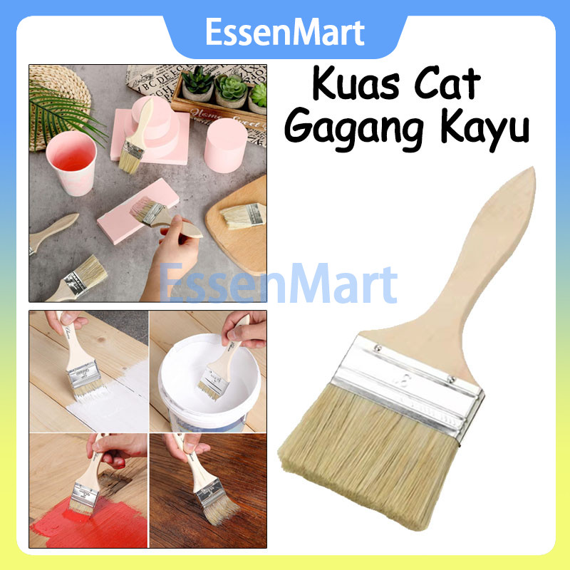 

Kuas Cat Alat / Kuas Kayu Cat Tembok Paint Brush / Kuas Cat Kuas Cat Polos