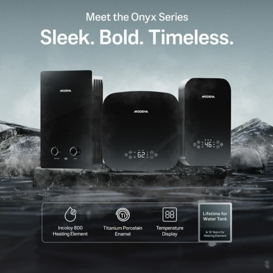 MODENA DOMO Water Heater Listrik 10 15 Liter - Electric Pemanas Air Kamar Mandi ES10A3 | DA4010