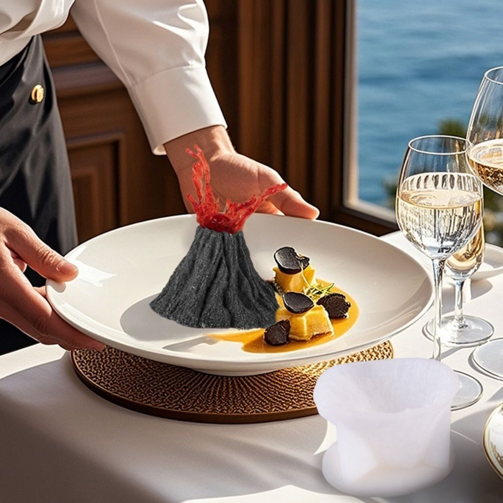 

Elegant 3D Volcano Silicone Mold Funny DIY Crafts Aroma Plaster Candle Moulds Handicraft Baking Cake Tools Holiday Gifts