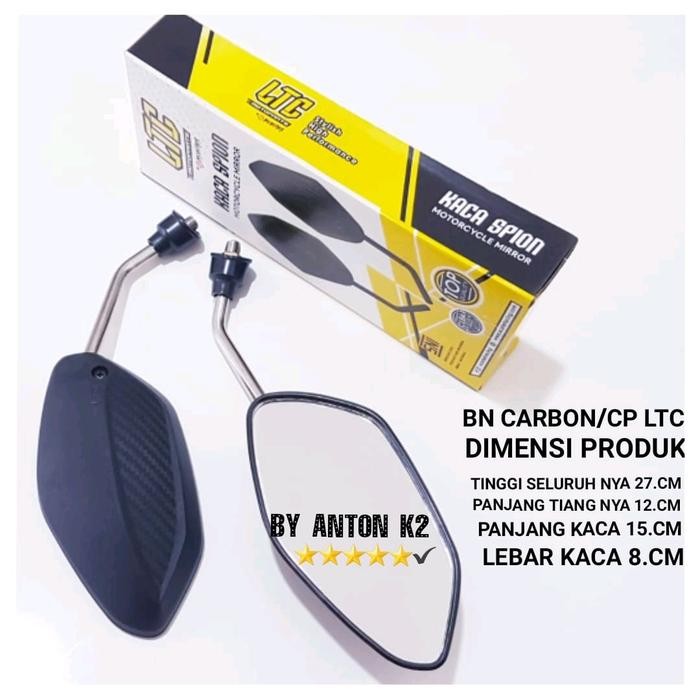 KACA SPION MOTOR/SPION BN NEW LTC LIST CARBON VARIASI MOTOR REVO FIT/REVO X/BLADE/BLADE FI/BLADE NEW