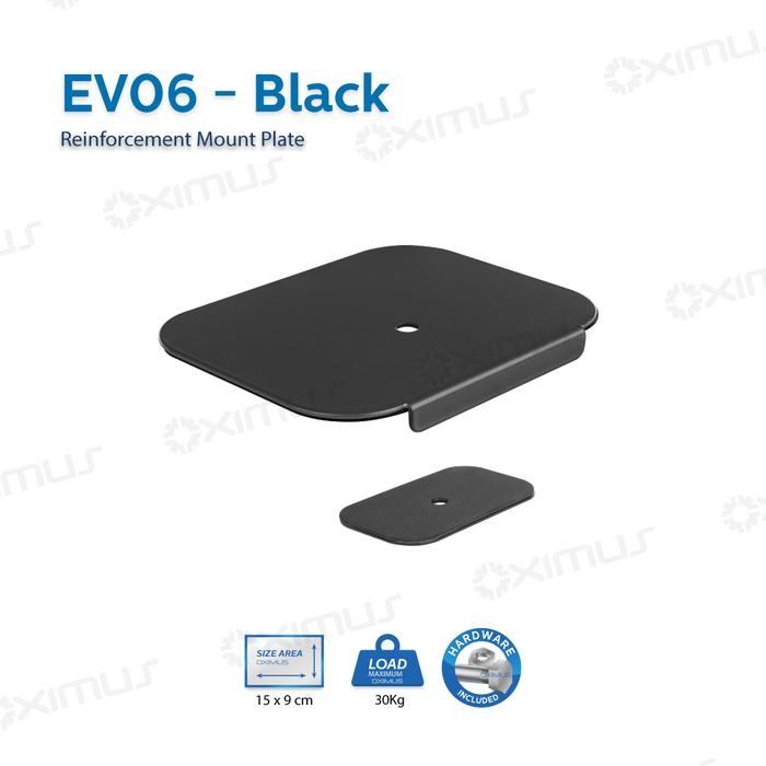

Kit Plate Plat Penguat Protektor Pengaman Meja Bracket OXIMUS EV06 Desk - EV06 Black