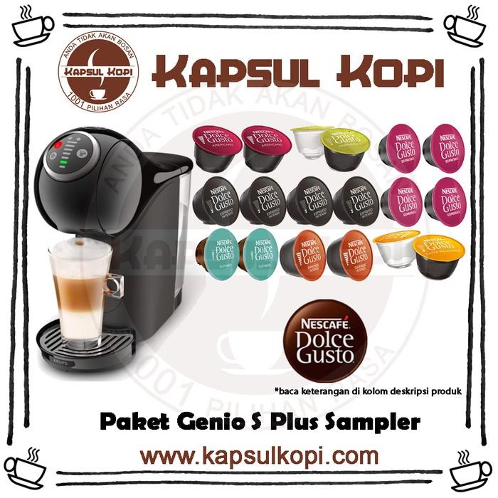 READY Paket Genio S Plus Sampler Nescafe Dolce Gusto Mesin Kapsul Kopi - Paket Sampler