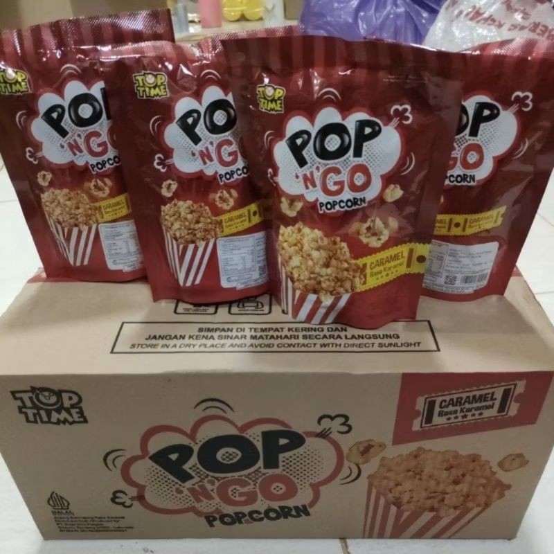 

Popcorn / Pop Corn POP nGO @20 gram 1 DOS isi 30 bungkus BY JJS