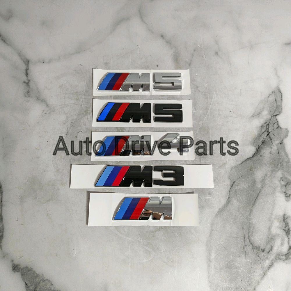 EMBLEM BAGASI BMW M M3 M4 M5 MPOWER MTECH EMBLEM BMW MPERFORMANCE CHROME AND BLACK