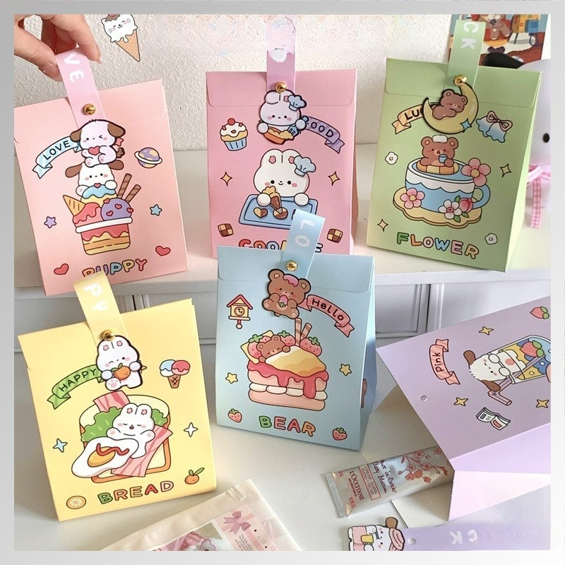 

Goodie Bag Ulang Tahun Anak Motif Kartun Lucu / Kertas Bungkus Suvenir Tali Karakter Lucu - TW0604