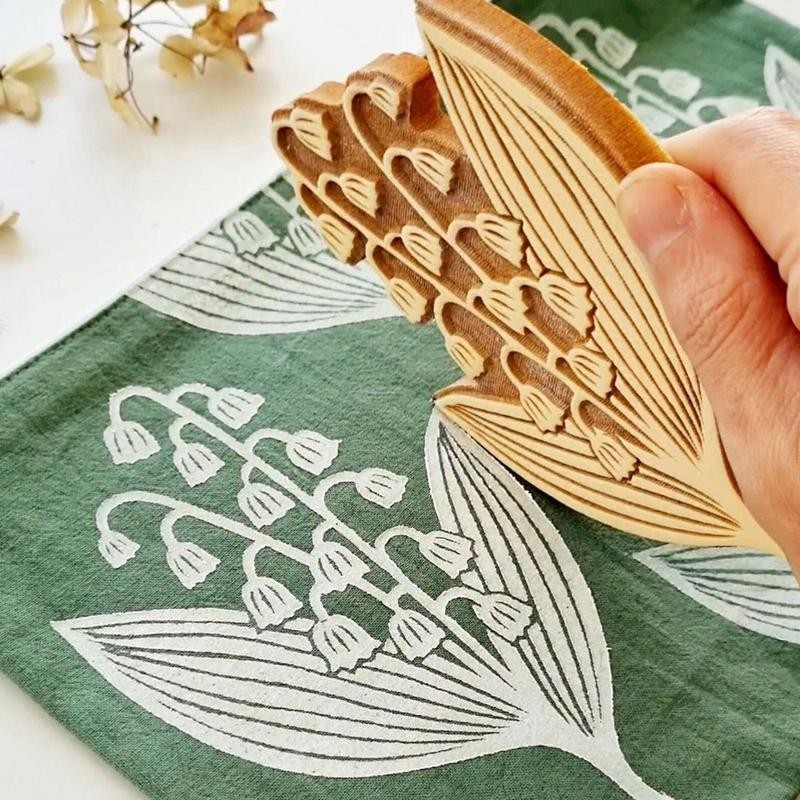

Wooden Stamps For Kids Vintage Wood Scrapbook Seal 3pcs Retro Plant Floral Seal Clear Pattern Stamps For Stationery Handbook