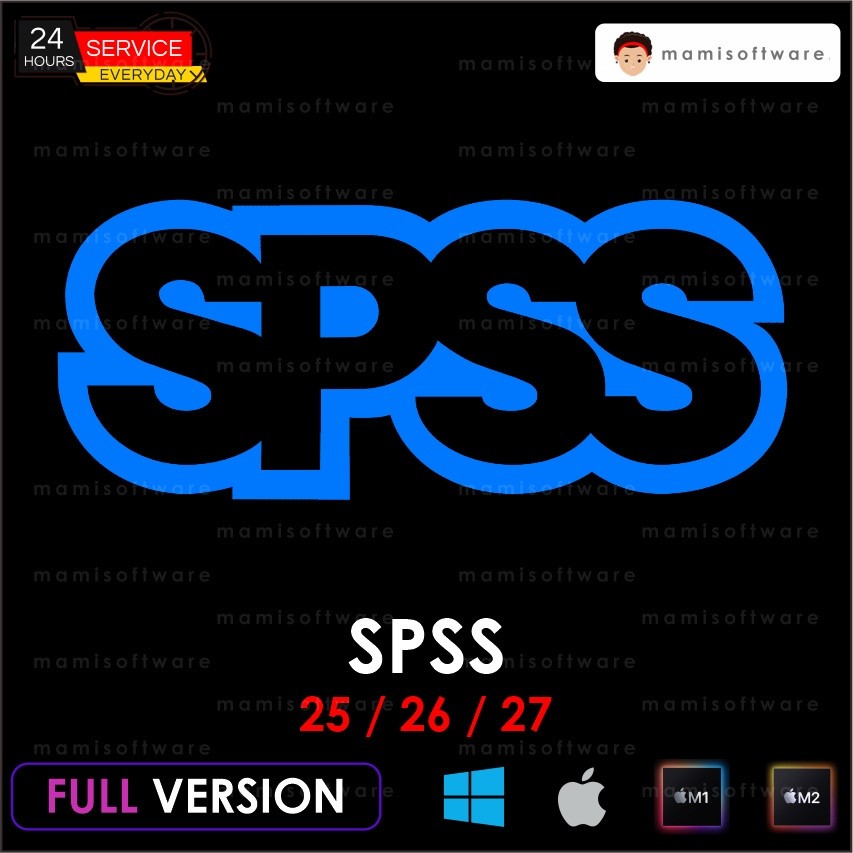 [windows mac m1 m2] 27 / 26 / 25 SPSS