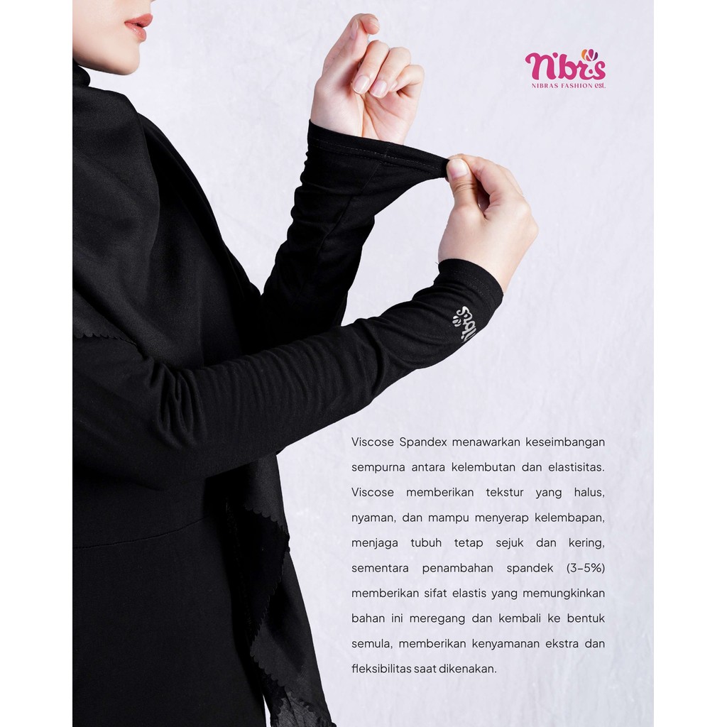 Kayssyari - Inner Polos Gamis Wanita Ig 01 Inner Dress Muslim Terbaru Original By Nibras Premium Lok