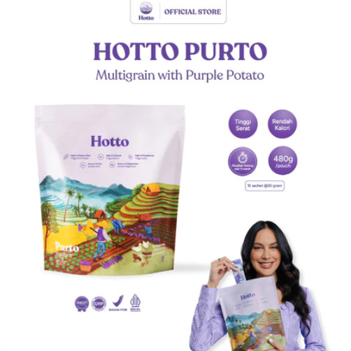 

Hotto Purto Multigrain with Purple Potato 1 Pouch
