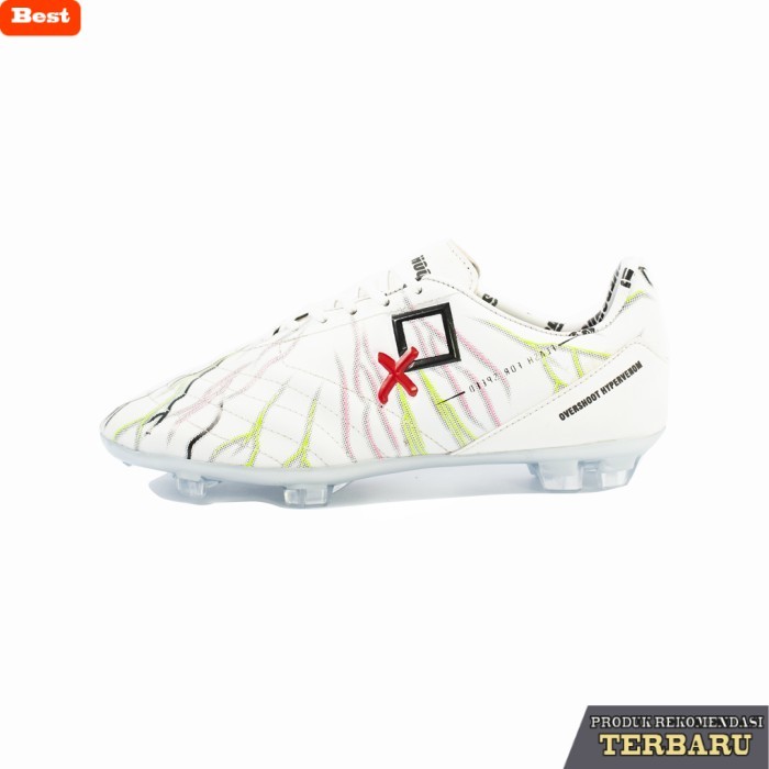 rekomendasi sepatu bola untuk kaki lebar Sepatu bola Overshoot HYPERVENOM PUTIH - Sepatu Bola Pria O