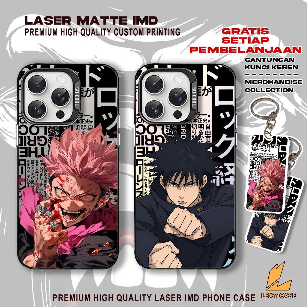 Case Jujutsu Kaisen SM415C IMD Samsung A54 A15 A12 A04 A05 A03S A52 A53 Premium Matte Hard Casing Ho