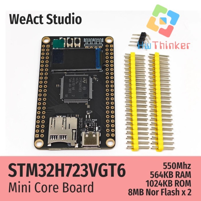 PA99 WeActStudio STM32H723VGT6 STM32H7 STM32 OpenMV Development Board - STM32H723VGT6