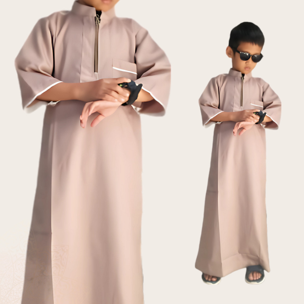 [HOT NEW] Jubah Anak Laki Laki HENZA | Gamis Anak Laki Laki 2-11 Tahun | Thobe Anak Toyobo Premium