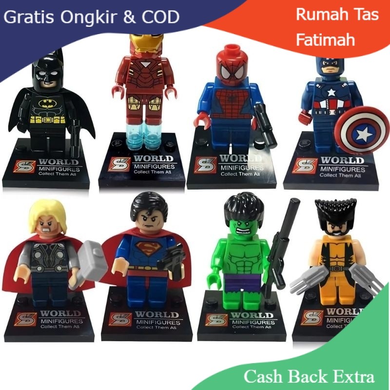 Promo MAINAN ANAK LEGO ROBOMAN LEGOMAN / MAINAN ANAK ACTION FIGURE / MAINAN ANAK ROBOT ROBOMAN By Ru