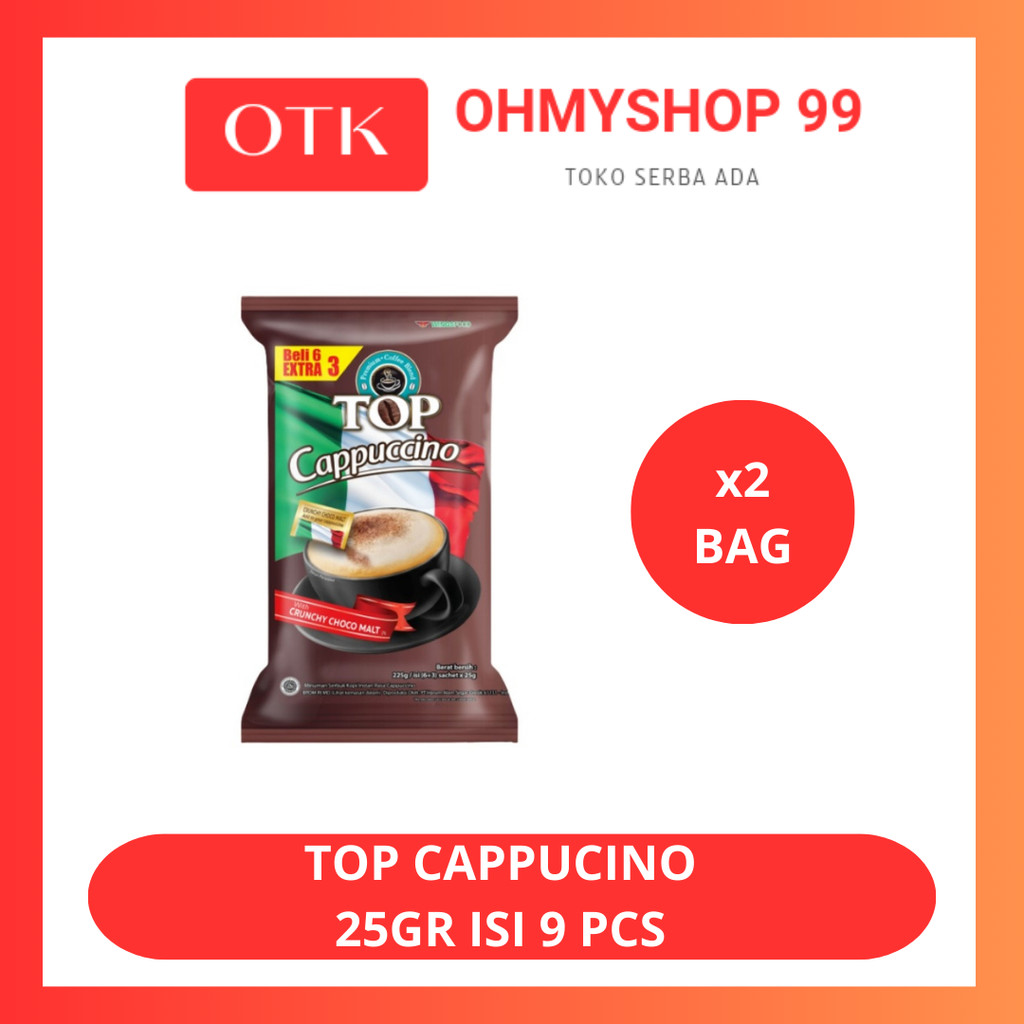 

Top Coffee Kopi Top Cappucino 25gr - 2 Bag