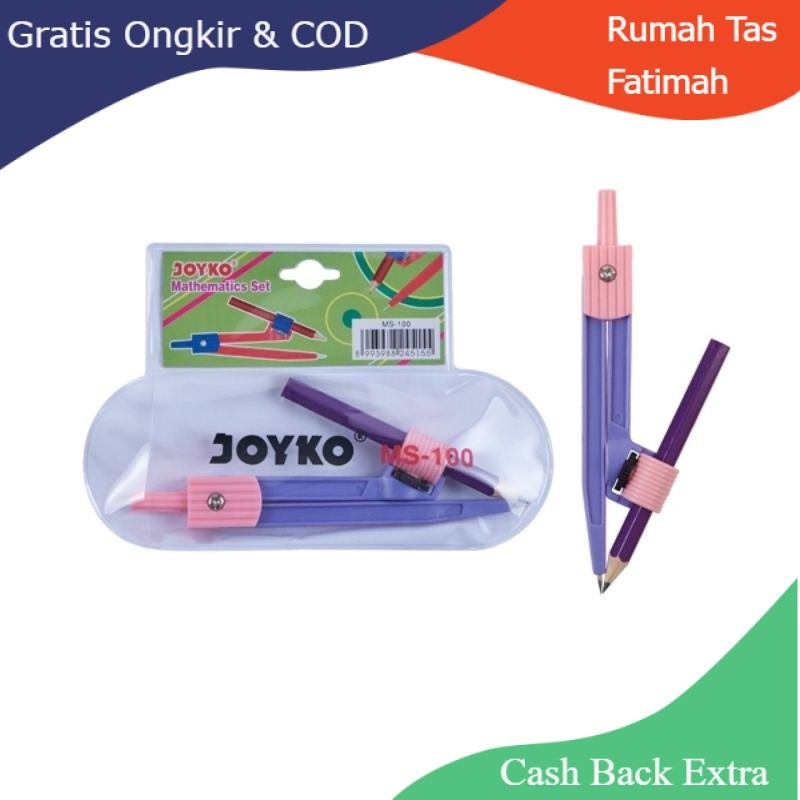 

Promo JANGKA JOYKO MURAH Math Set / Jangka Joyko MS-100 By Rumah Tas Fatimah