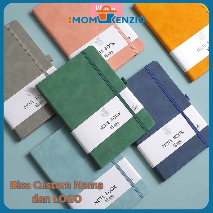 

100 Lembar Notebook A5 A6 buku catatan/ Buku tulis agenda tali Bisa Custom Nama Atau Logo Perusahaan Cocok Untuk Souvenir Meeting Perusahaan, Kado Ulang Tahun, Wisuda