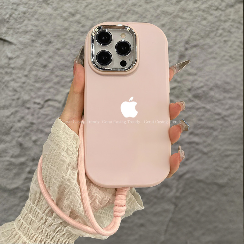 BEST DEALS CUCI GUDANG Casing Silikon Lembut Putih Logo Apple Sederhana Cocok untuk model iPhone 11,