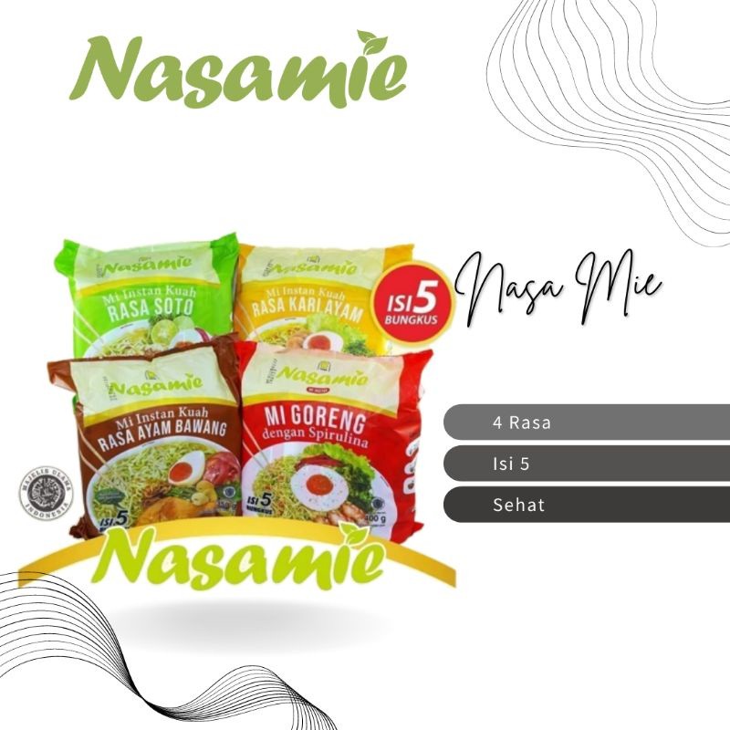 

[NASA] NASAMIE - Mie Sehat Tanpa Bahan Pengawet 5 Bungkus