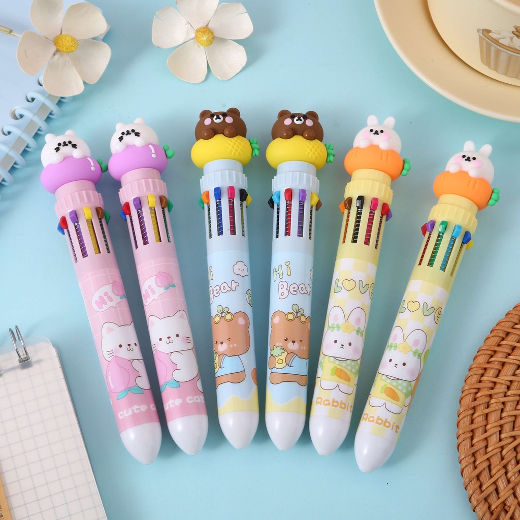 

VIRAL!! PULPEN GEL MEKANIK 10 WARNA TINTA BERBEDA MOTIF BUNNY, KITTEN AND BEAR DAN KARTUN LAINNYA