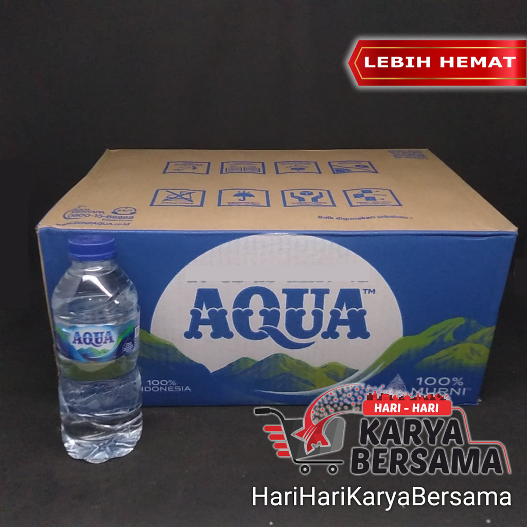 

MINUMAN AIR MINERAL AQUA BOTOL 24'S X 330ML