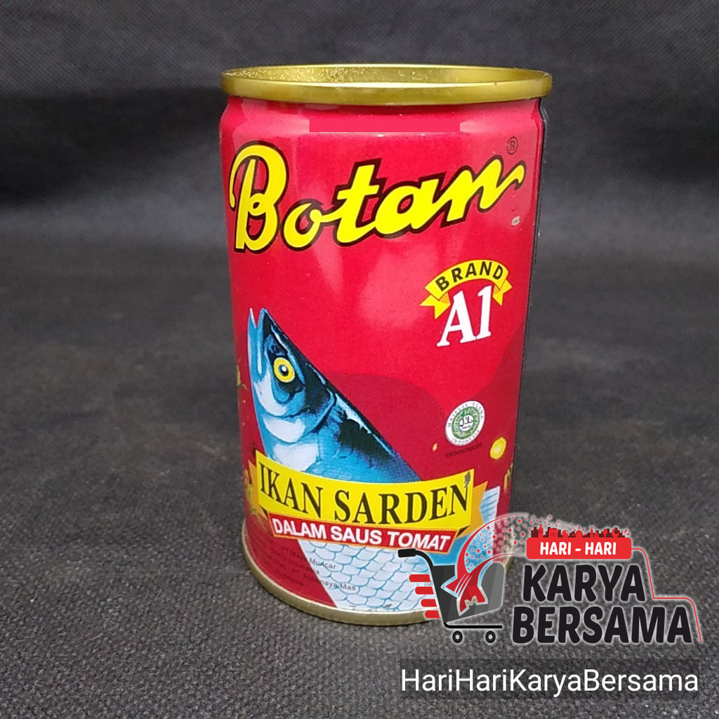 

MAKANAN KALENG BOTAN IKAN SARDINES IN TOMATO SAUCE 155GR