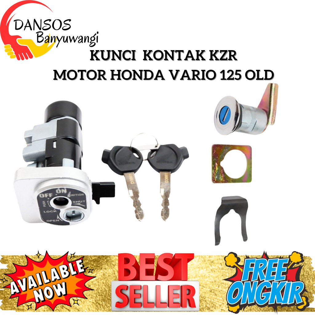 Kunci Kontak Vario 125 FI Techno - KZR Kunci Motor Vario 125
