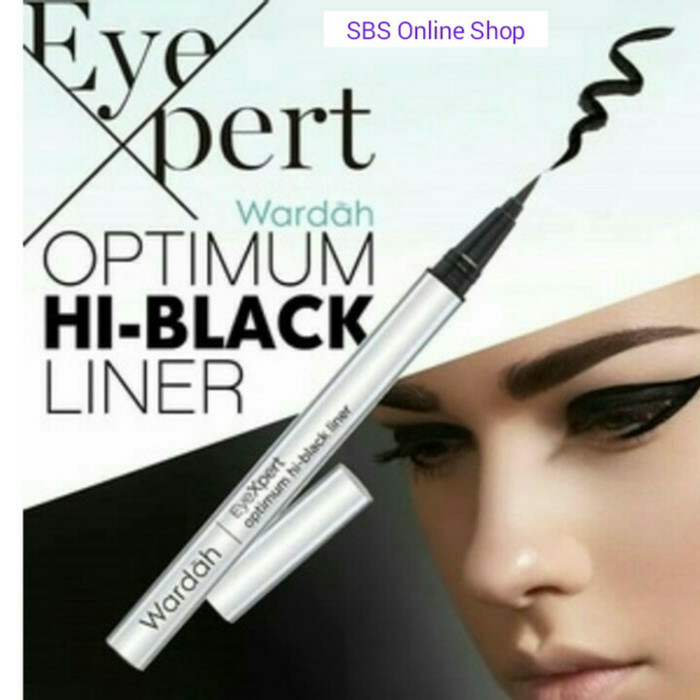 Wardah eyeliner spidol optimum black eyeliner pen
