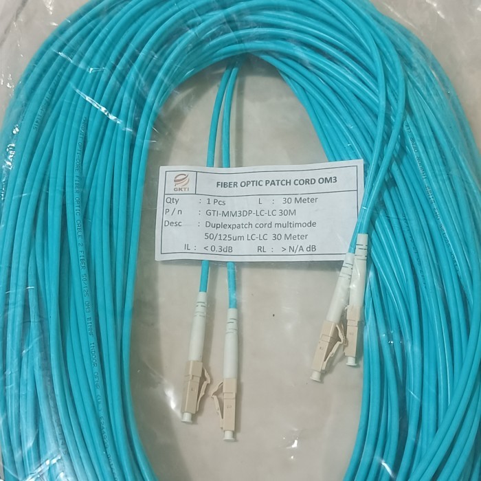 Patch Cord FO OM3 PANDUIT LC LC 30Meter Multimode