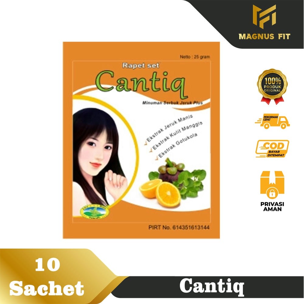 

Magnus Fit Sachet Cantiq- Minuman Kecantikan Menjaga Kecantikan Kulit