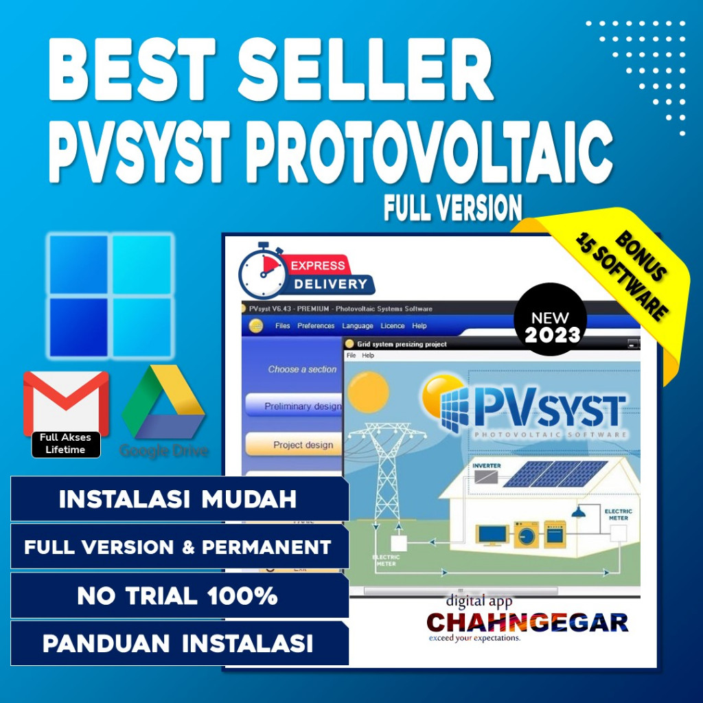 PVsyst 7.4.8 Profesional - 2024 Professional Full Version Software PVsyst Protovoltaic