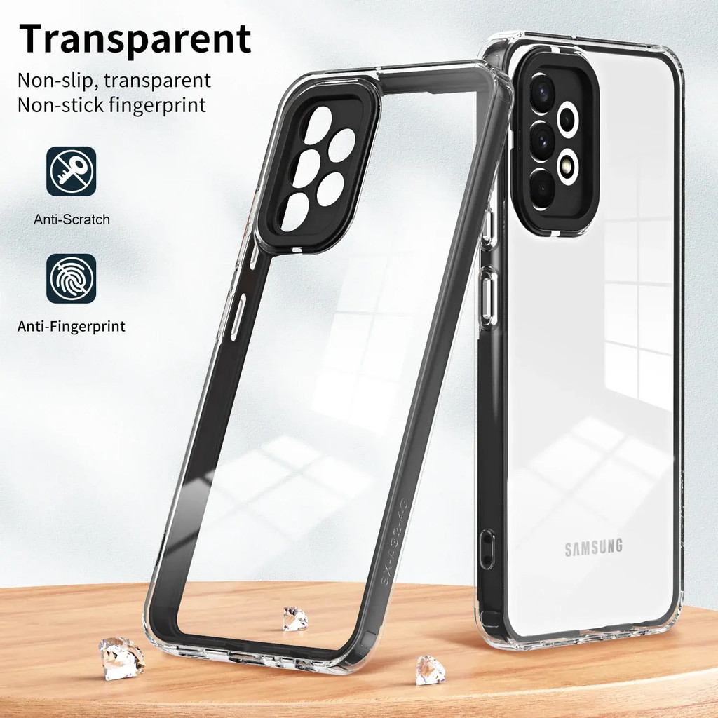 [ Vivo Y91 / Y91C / Y93 / Y95  quid Silicon 3 IN 1 ] Premium Case Candy 2in1 Clear Case Transparan
