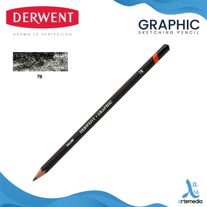 

TERBARU Pensil Gambar Derwent Graphic Pencil Drawing Sketching - 7B