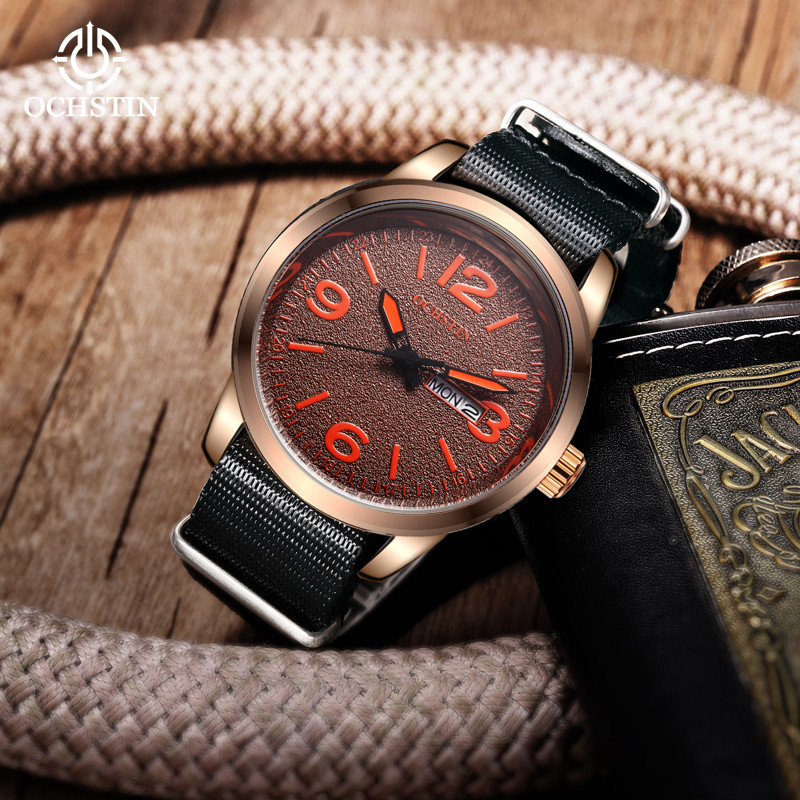 ochstin new 2024 sports street innovative nylon series multifunction quartz movement watch men's qua