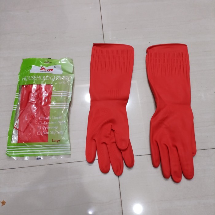 PANJANG IGM Sarung Tangan Karet TEBAL PANJANG IGM / Cuci Piring Baju