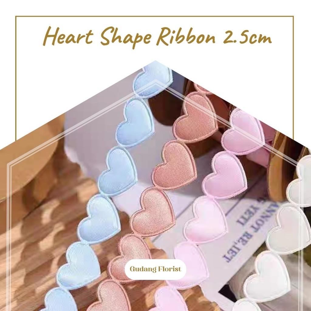 

HEART SHAPE RIBBON 2,5CM