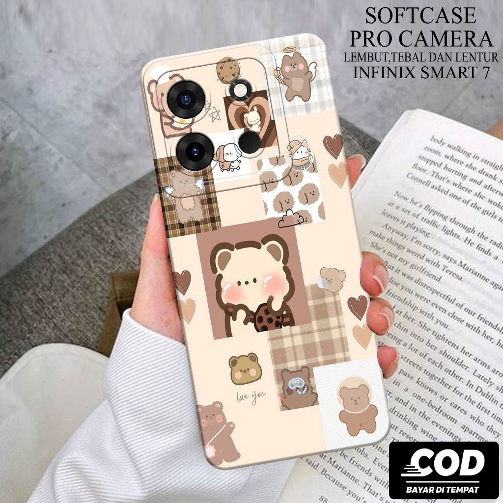 Case Hp Infinix Smart 7 2023 - Softcase Infinix Smart 7 Terbaru - Casing Infinix Smart 7 - Kesing In