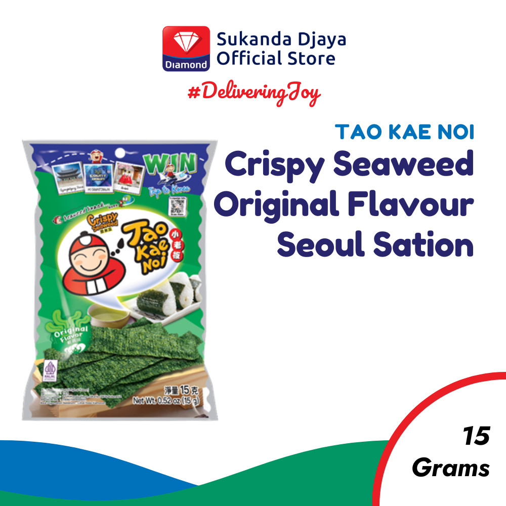 

[EDISI SEOUL SATION] Tao Kae Noi Crispy Seaweed Original Flavour 15 Gr