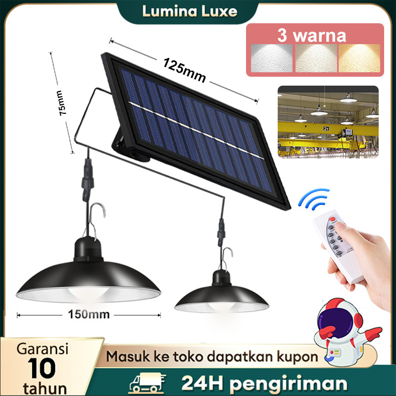 【7 hari gratis】 lampu tenaga surya Lampu langit -langit surya Outdoor lampu tembak led  lampu led so