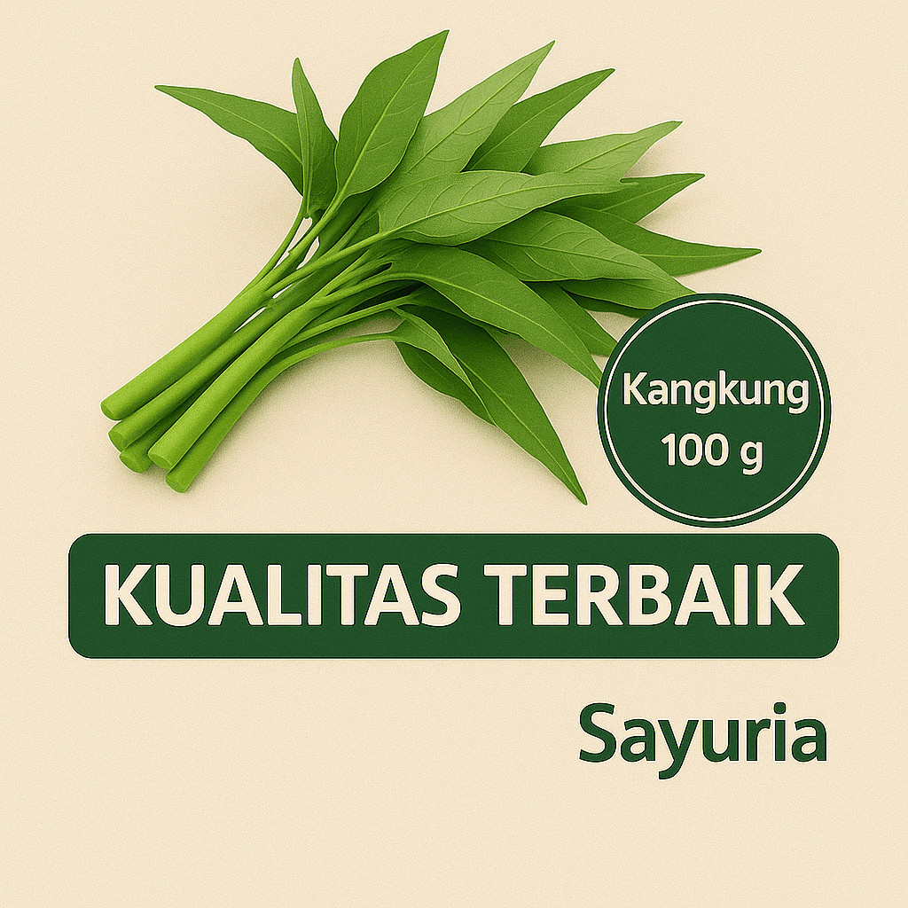 

Sayuria – Kangkung Segar 250gram | Sayuran Hijau Favorit untuk Tumisan Harian