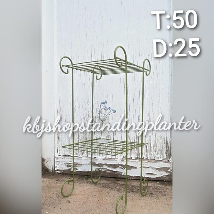 standing pot D:25/standing planter/dudukan rak tanaman/kbj shop 555517