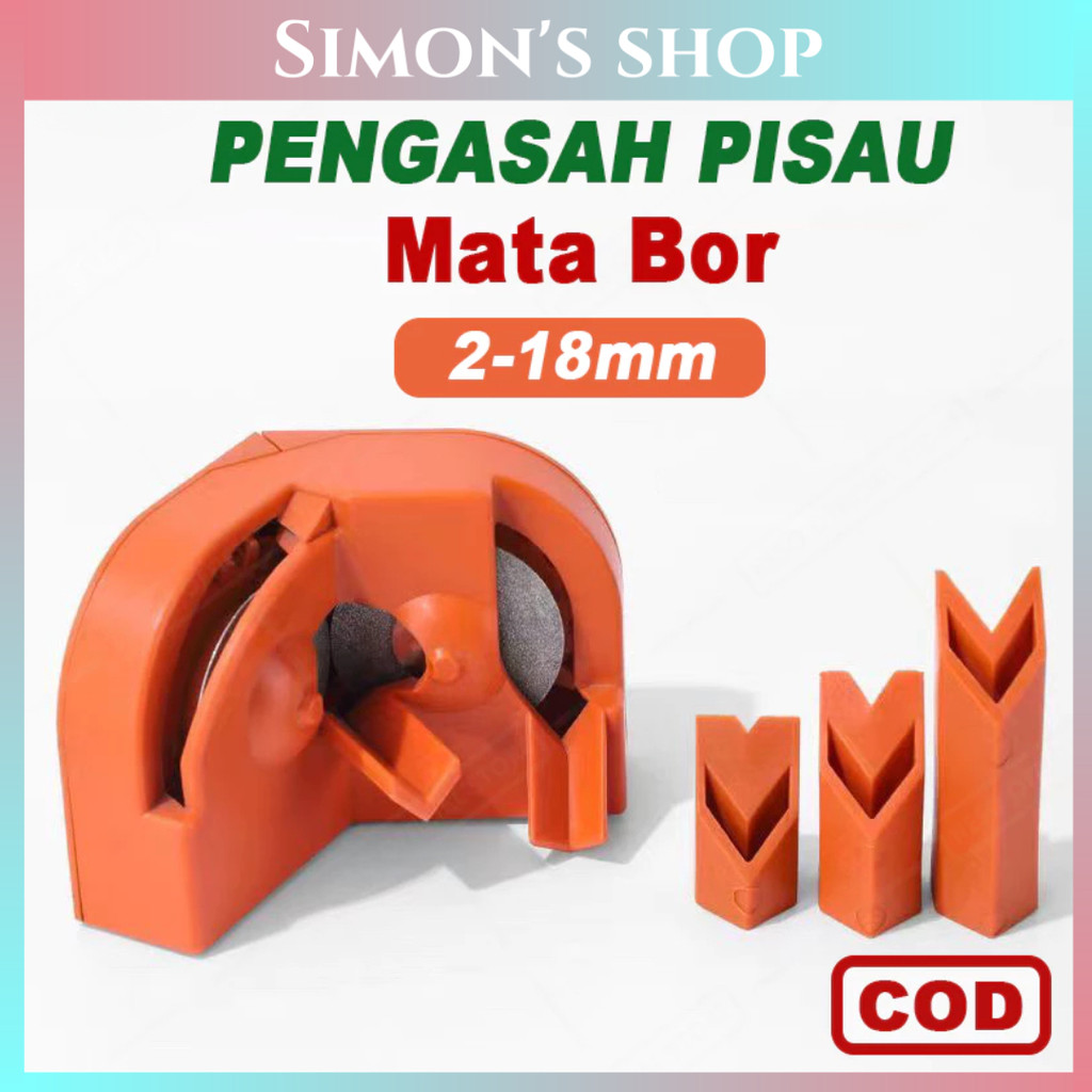 Alat Asah Mata Bor HSS Listrik Baterai Lithium