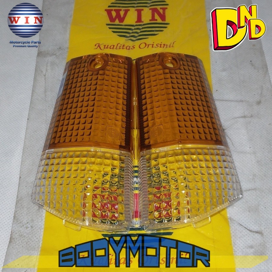 Mika Lampu Sen Depan Astrea Prima 1989 1990 1991 WIN | kaca riting sein depan kanan kiri motor honda