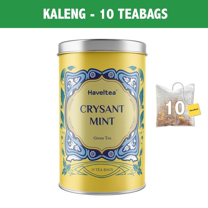 

CRYSANTMINT | Big Tin | Haveltea | Floral Tea | Chrysanthemum & Mint - Kaleng 10 TB