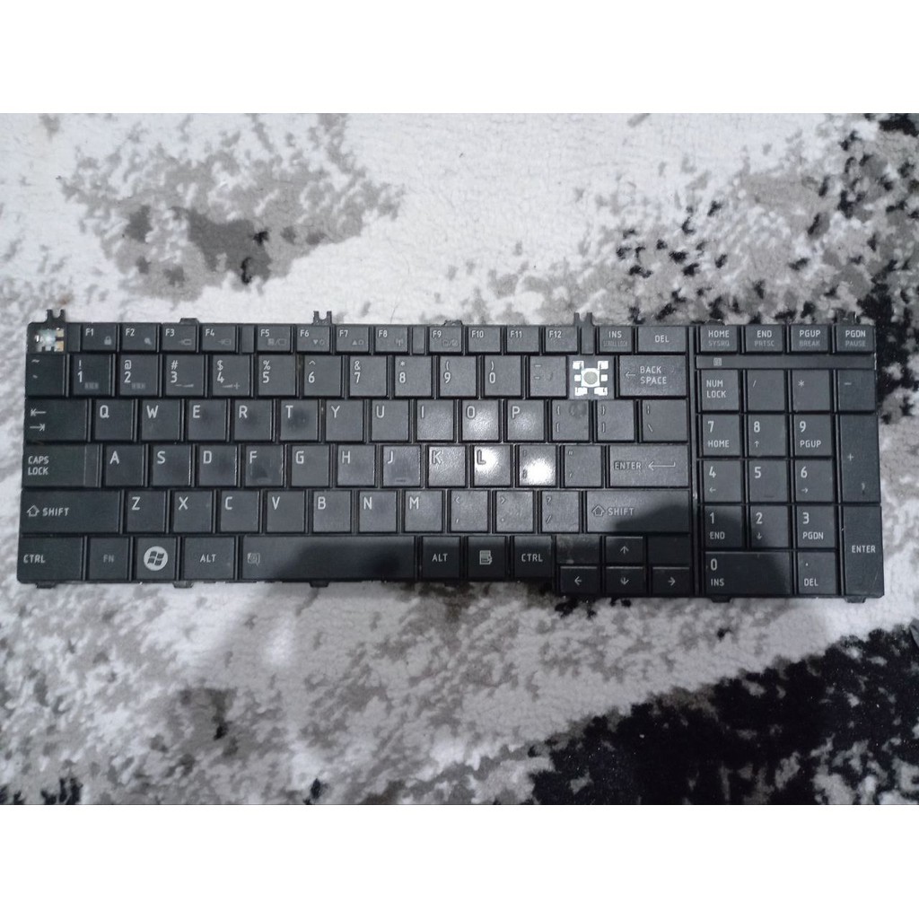 JUAL TUTS/TOMBOL KEYBOARD TOSHIBA C650 C655 C660 C665 L650 L655 L670 L750 L755 L755D L770 KEYBOARD L