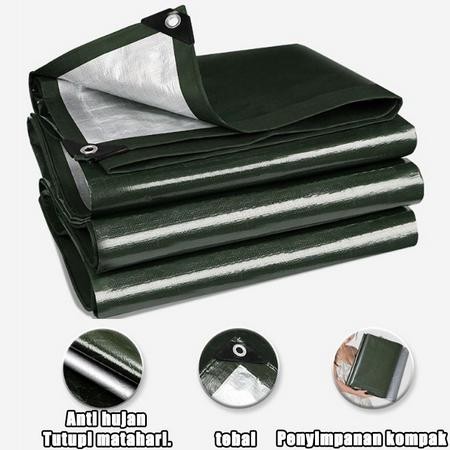 Terpal Tebal Kain Tahan Hujan Tahan Air Lembar/jaring terpal - 3*4m
