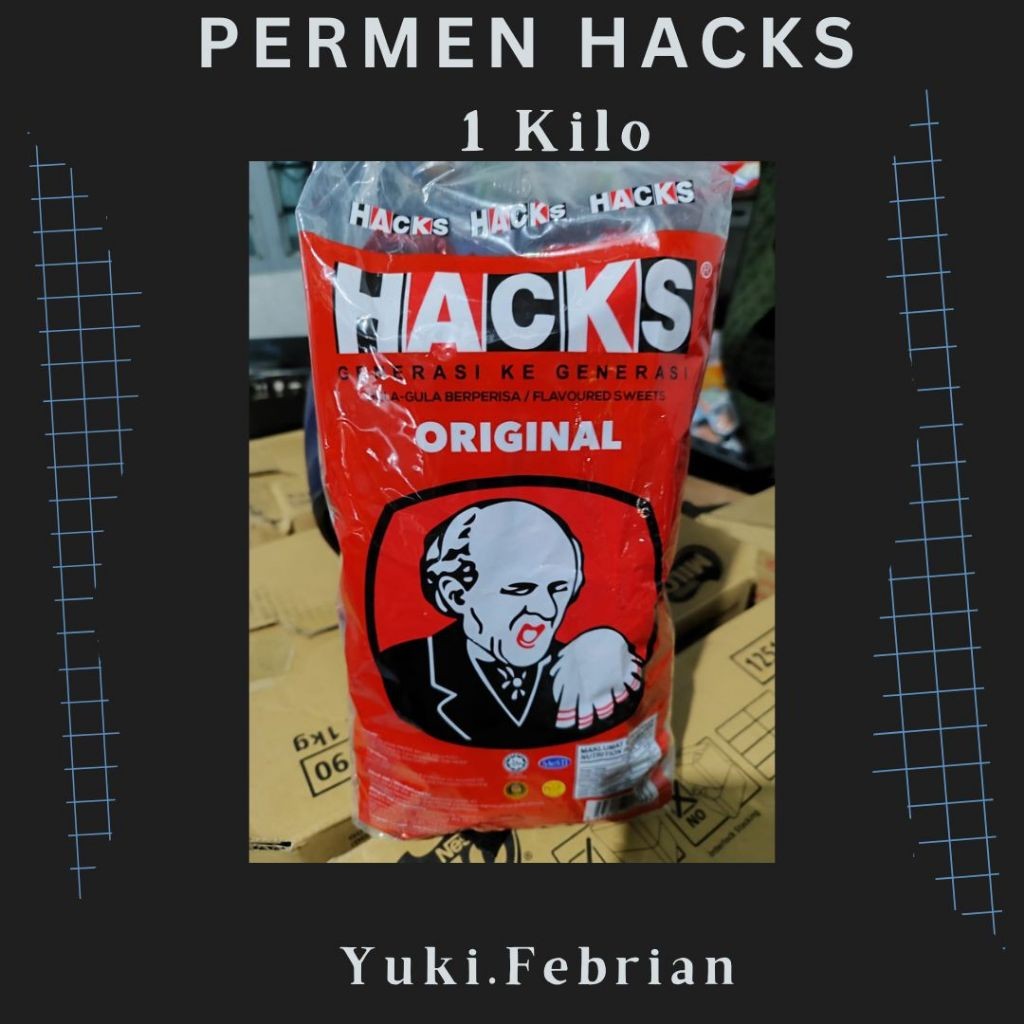 

NEW Permen Hacks Original Berat 900g (Repack) PREMIUM