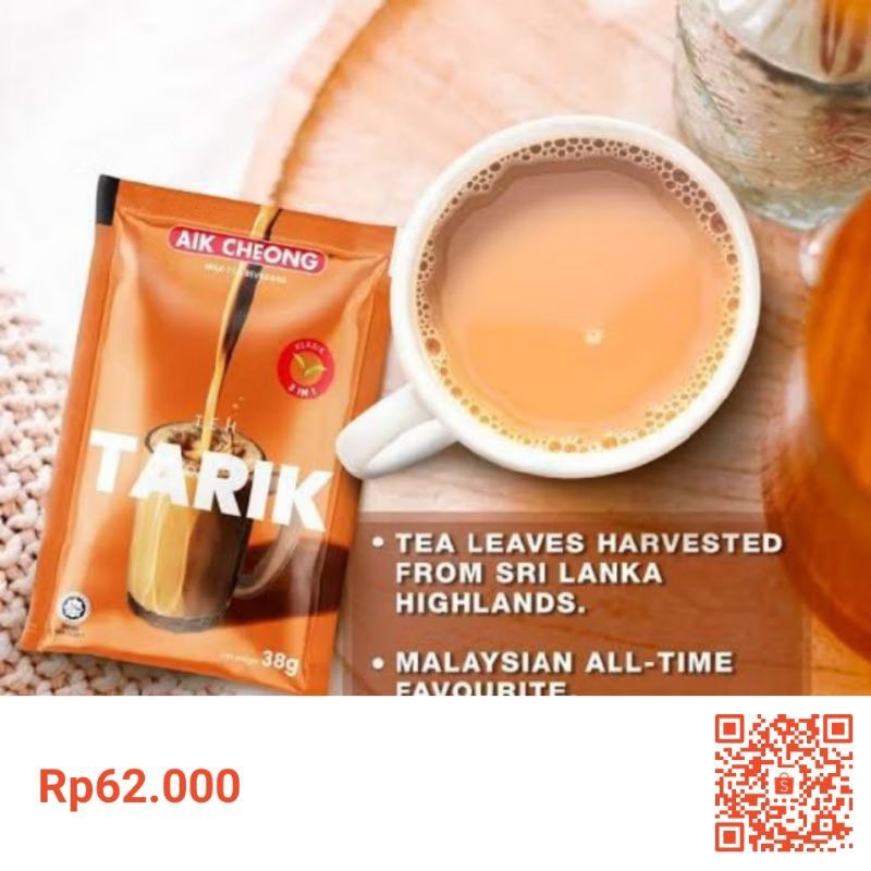 

TERLARIS Teh Tarik Aik Cheong original produk