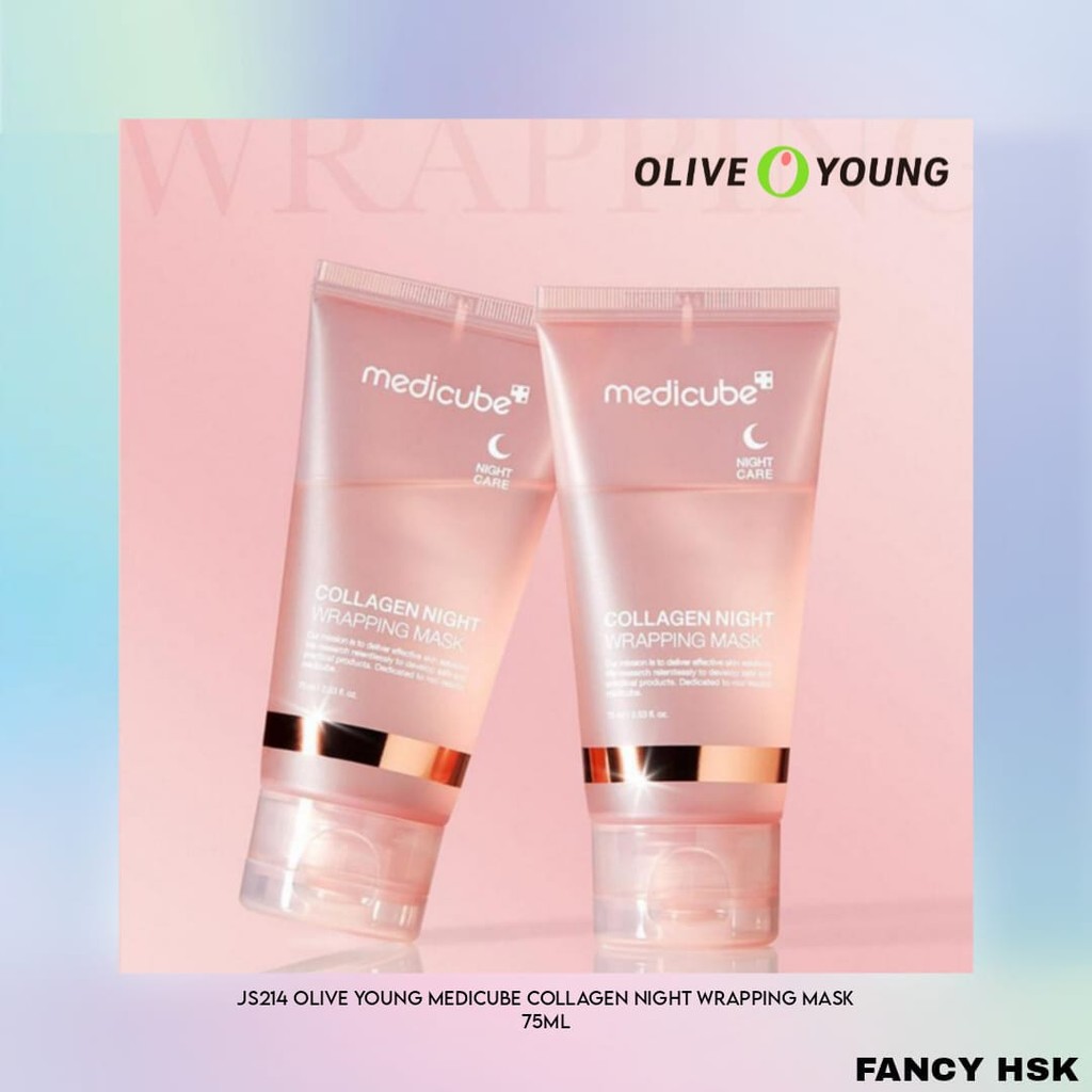 KOREA OLIVE YOUNG MEDICUBE COLLAGEN NIGHT WRAPPING MASK JS214